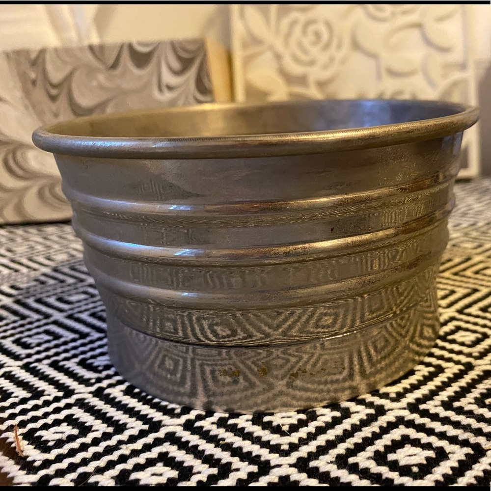 Crate and barrel Nickel wine coaster